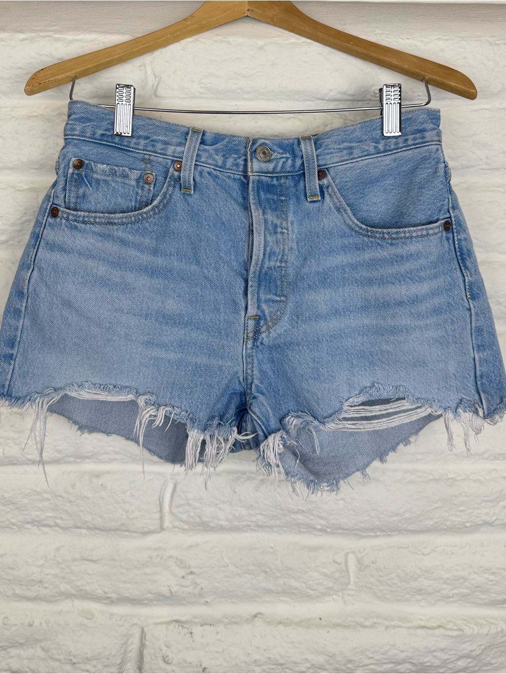 Levi Denim Cutoff Shorts|Classic High-Rise|27